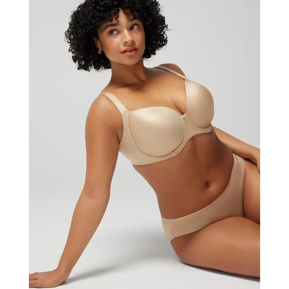 Soma Stunning Support Full Coverage Padded Underwire Bra Warm Amber 42D 42 D New